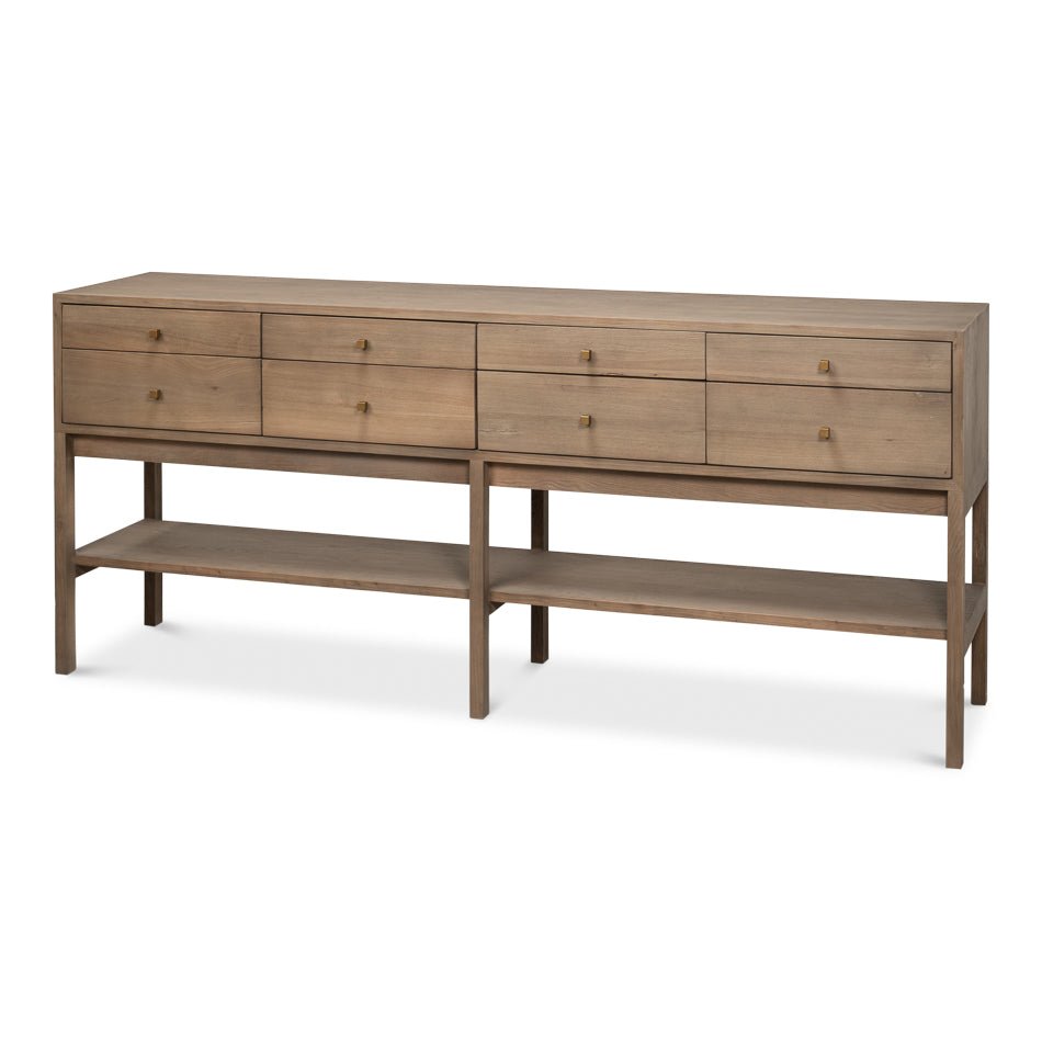 Modern Rustic Console Table - English Georgian America