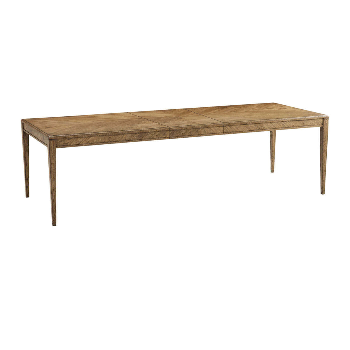 Modern Rustic Extending Dining Table - English Georgian America
