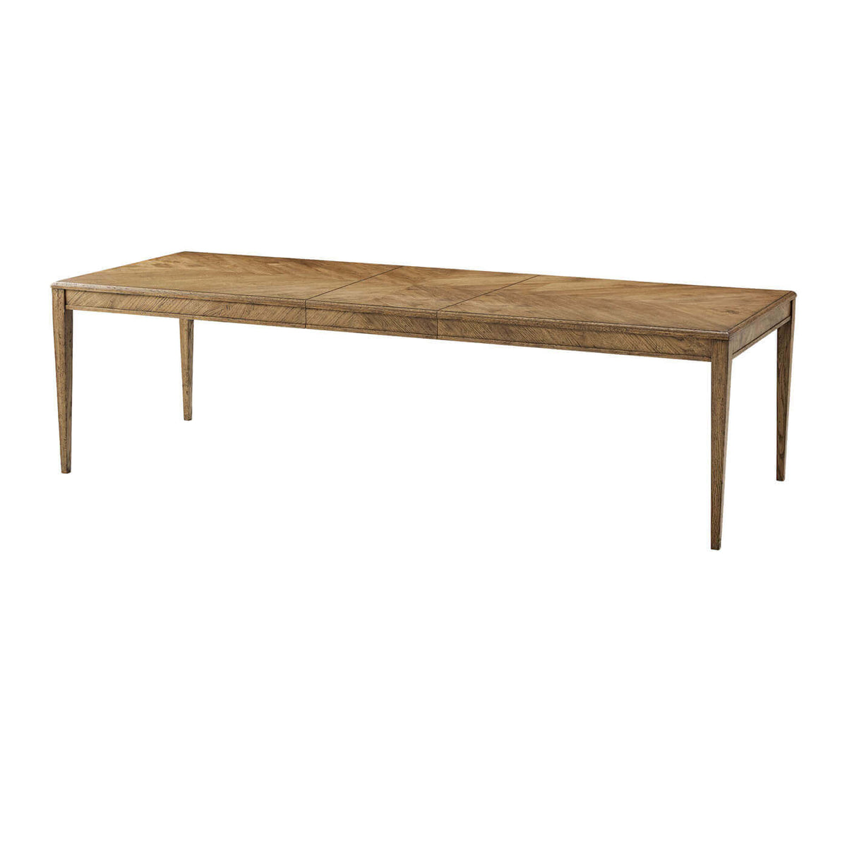 Modern Rustic Extending Dining Table - English Georgian America