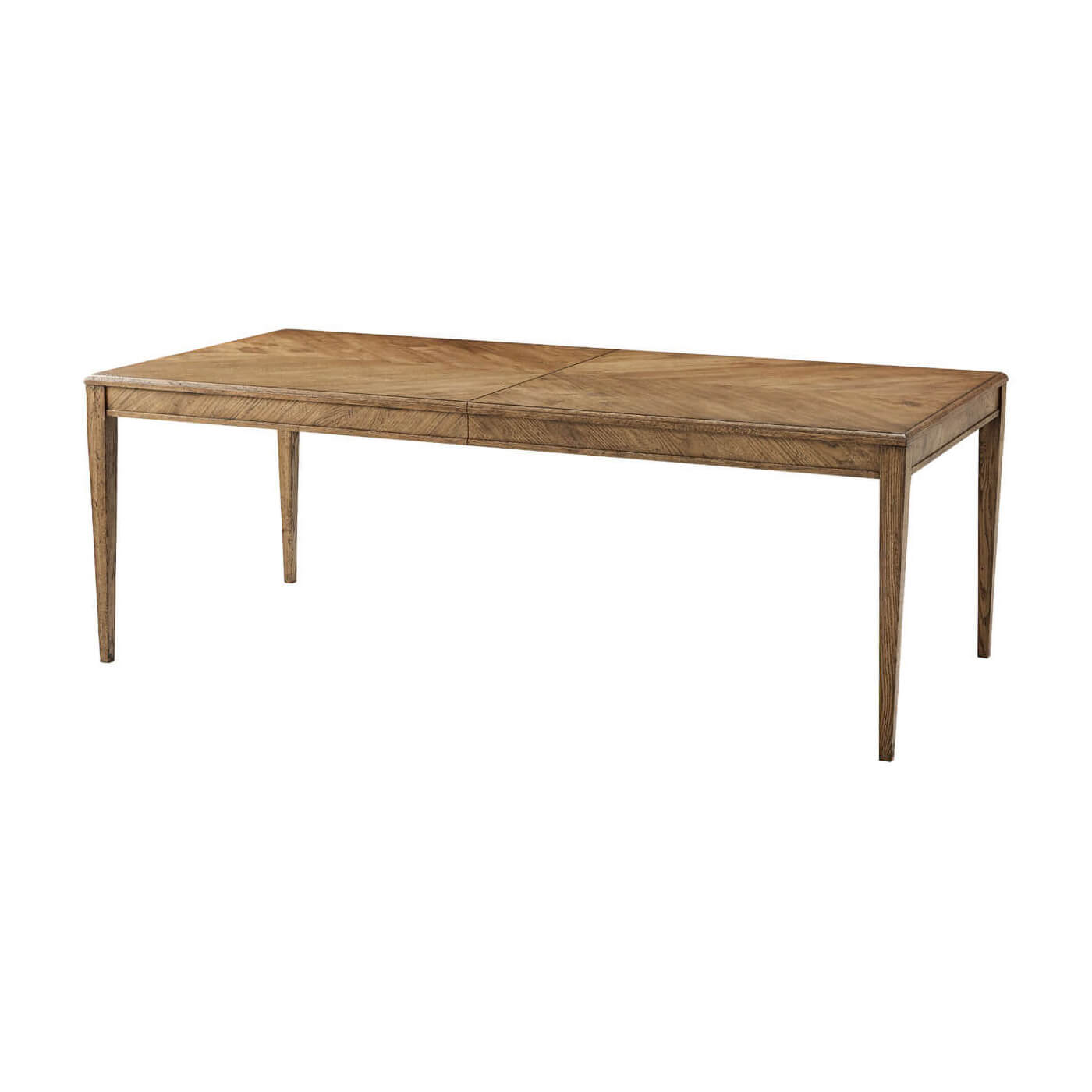 Modern Rustic Extending Dining Table - English Georgian America