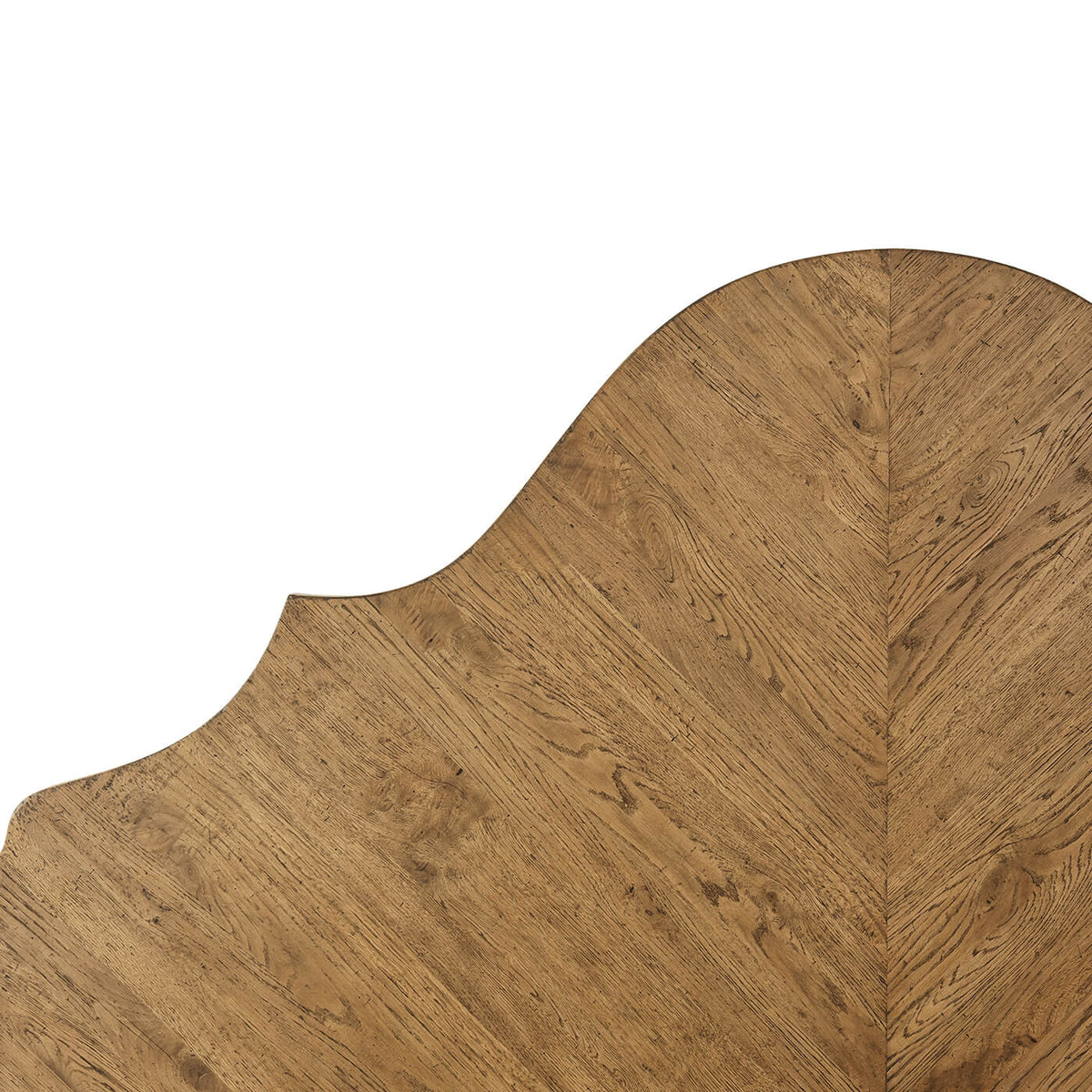 Modern Rustic Oak King Bed - English Georgian America