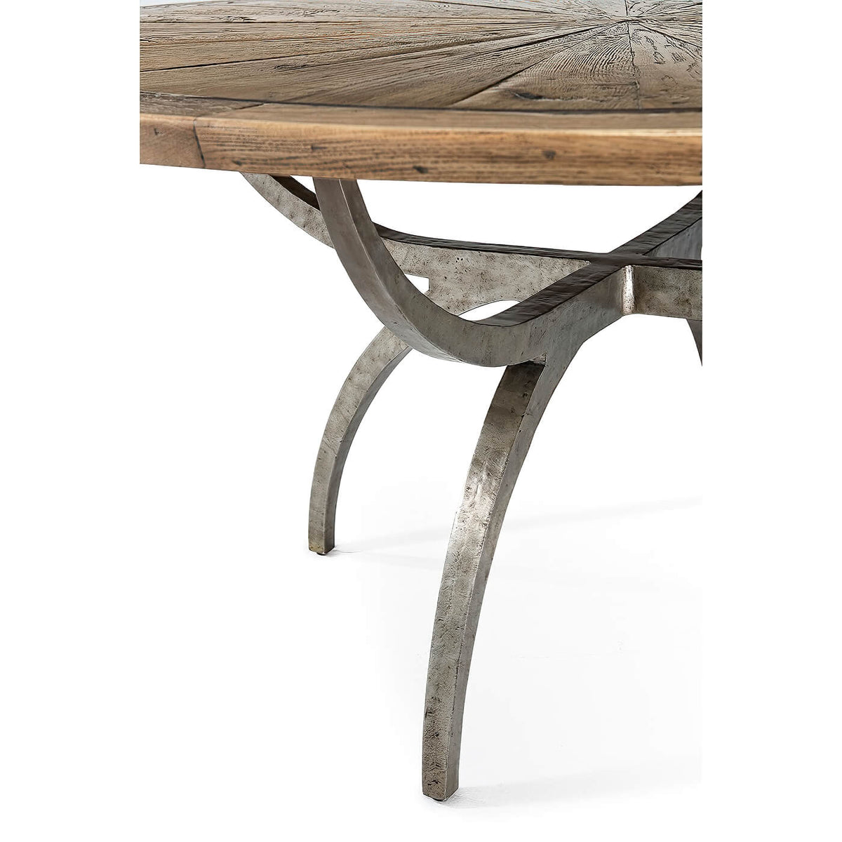 Modern Rustic Round Dining Table - 64&quot; - English Georgian America