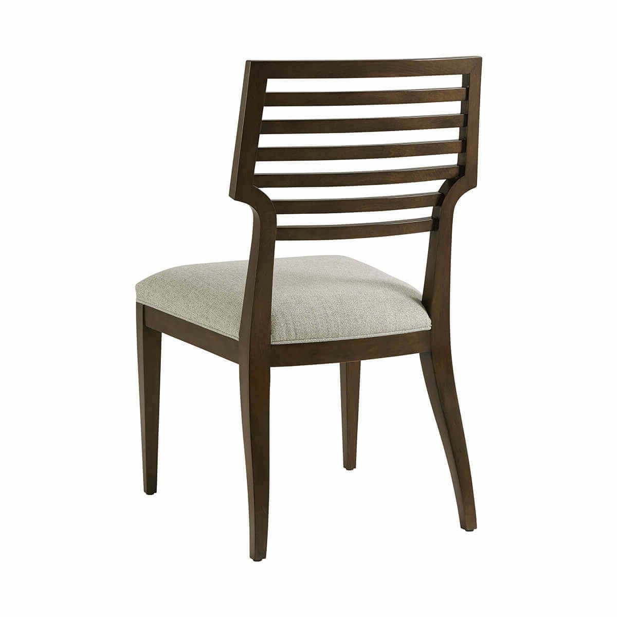 Modern Slatted Dining Side Chair - English Georgian America