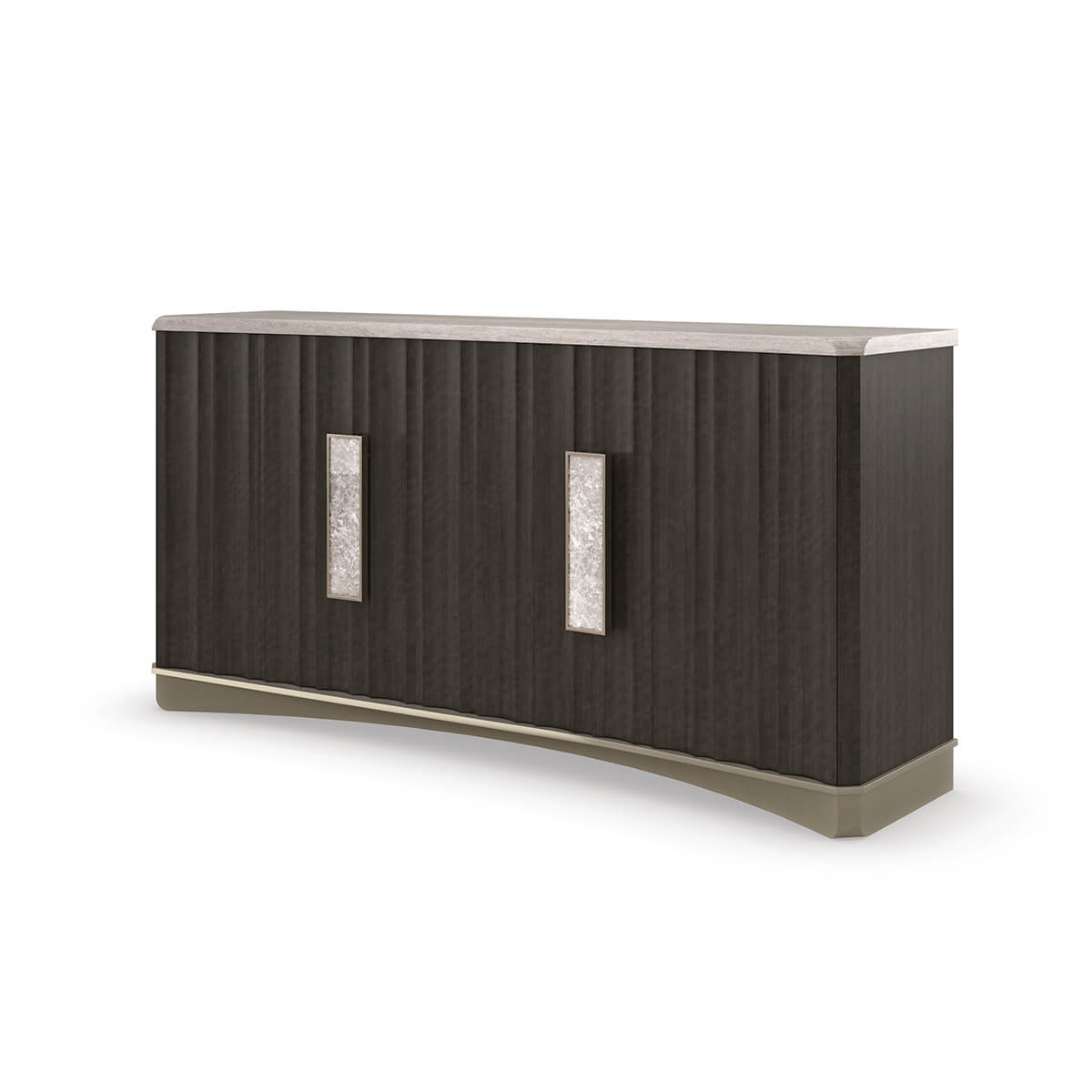 Modern Stone Top Buffet - English Georgian America