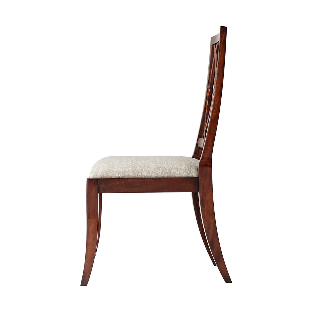 Modern Trellis Back Dining Chair - English Georgian America