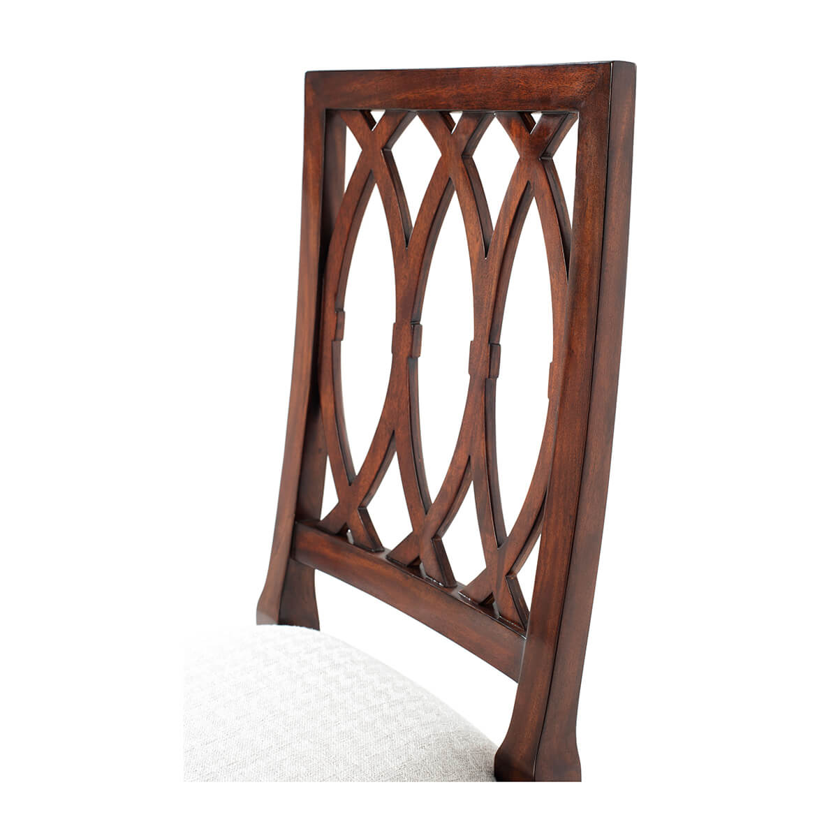Modern Trellis Back Dining Chair - English Georgian America