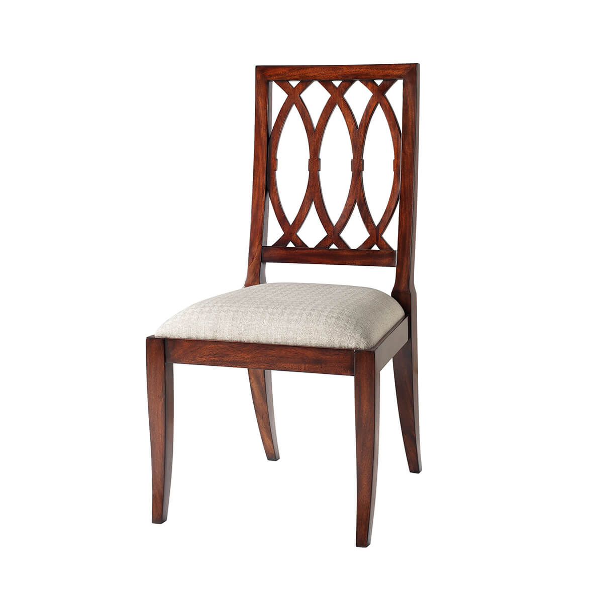 Modern Trellis Back Dining Chair - English Georgian America