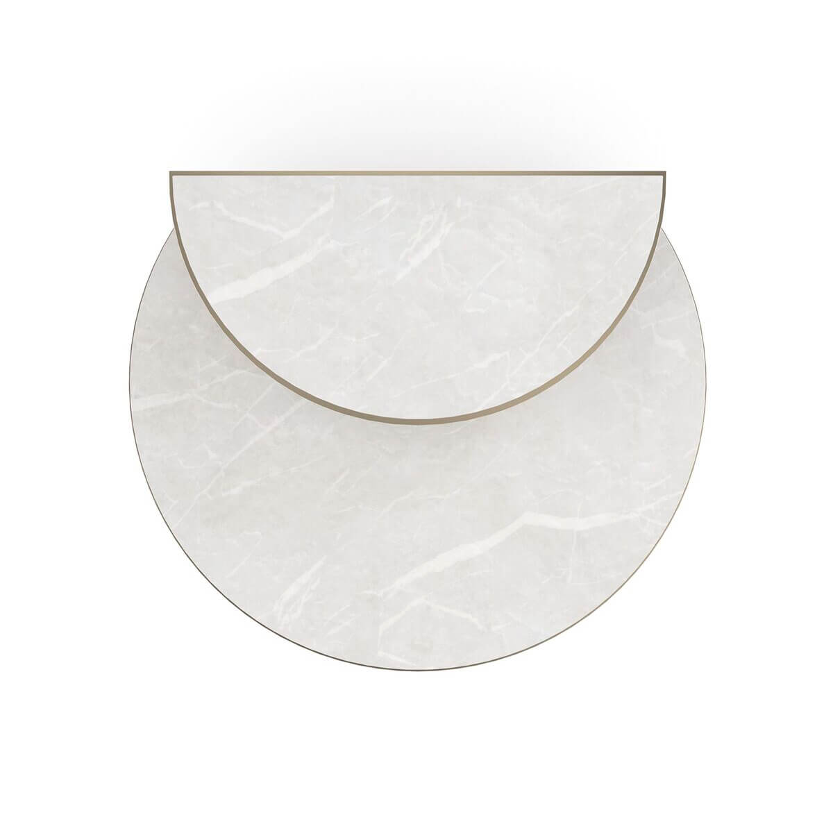 Modern Two Tier End Table - English Georgian America