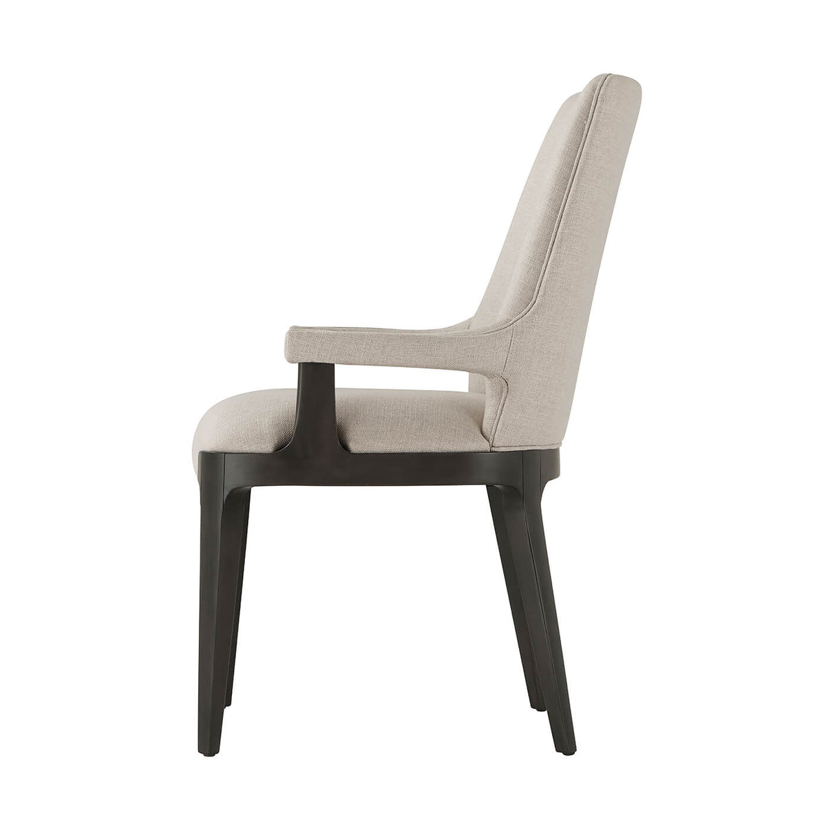 Modern Upholstered Dining Armchair - English Georgian America