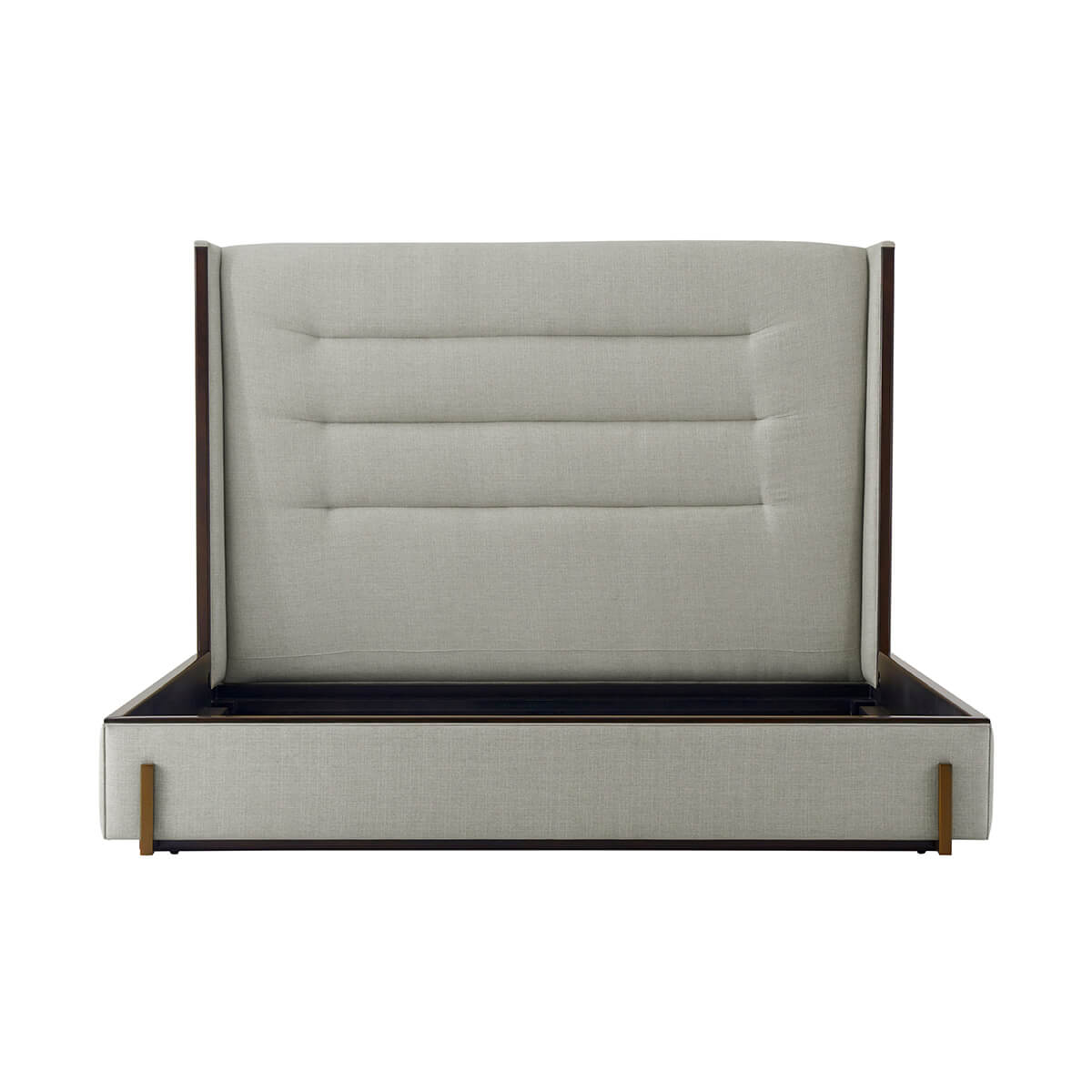 Modern Upholstered King Bed - English Georgian America