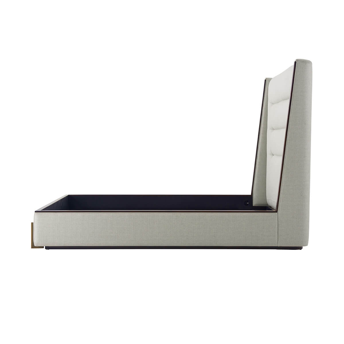 Modern Upholstered King Bed - English Georgian America