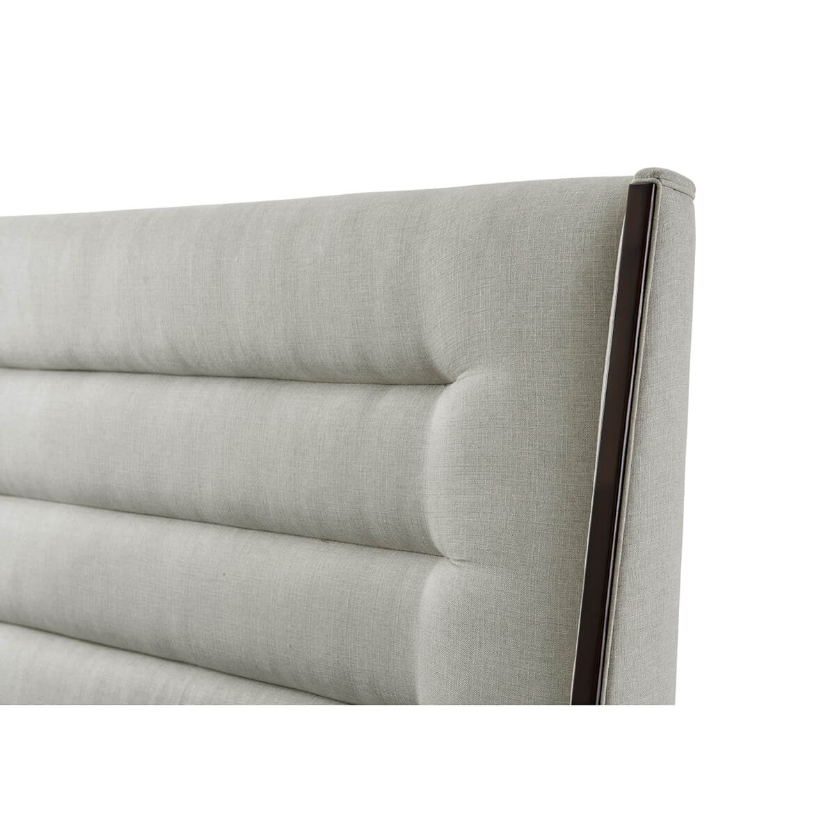 Modern Upholstered King Bed - English Georgian America