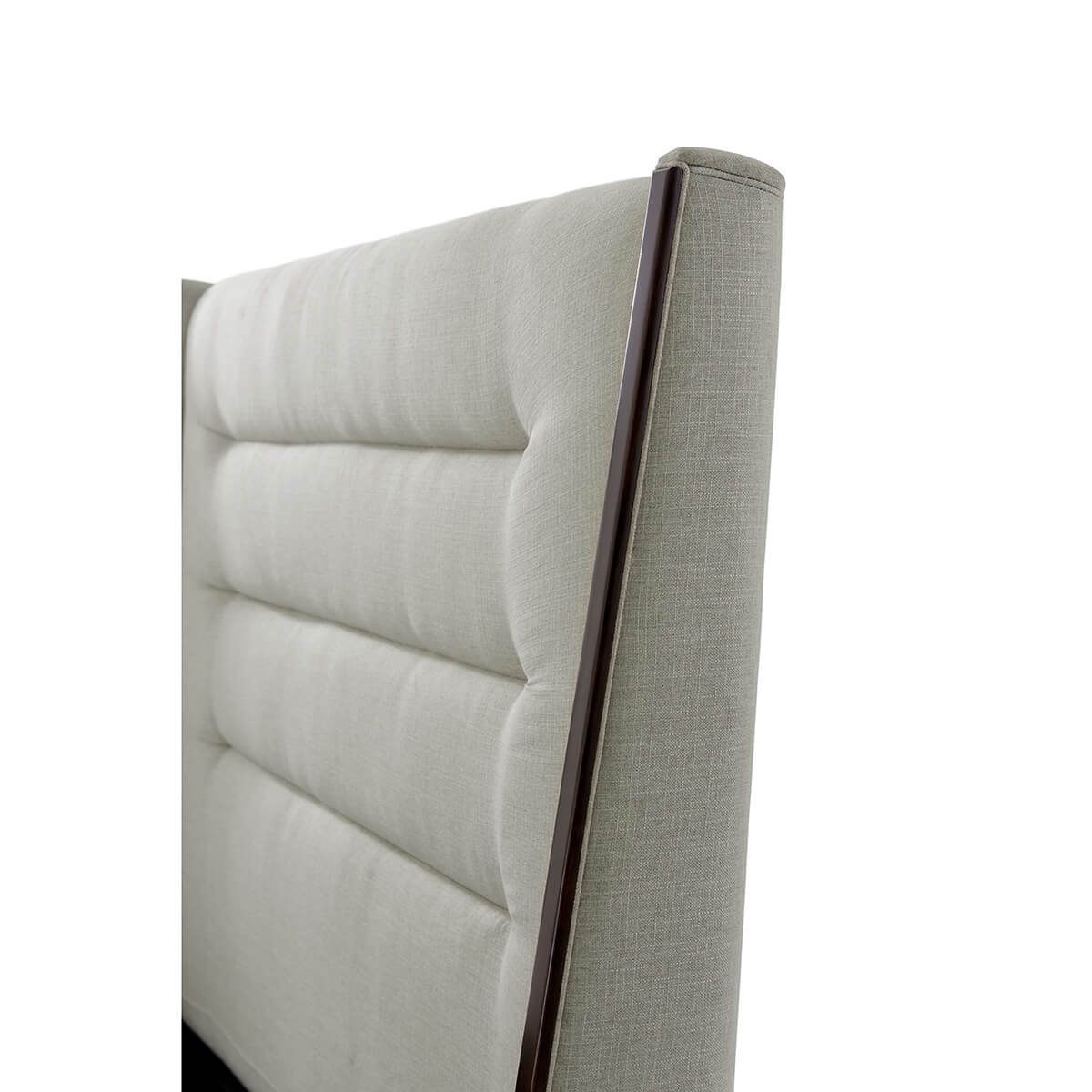 Modern Upholstered King Bed - English Georgian America