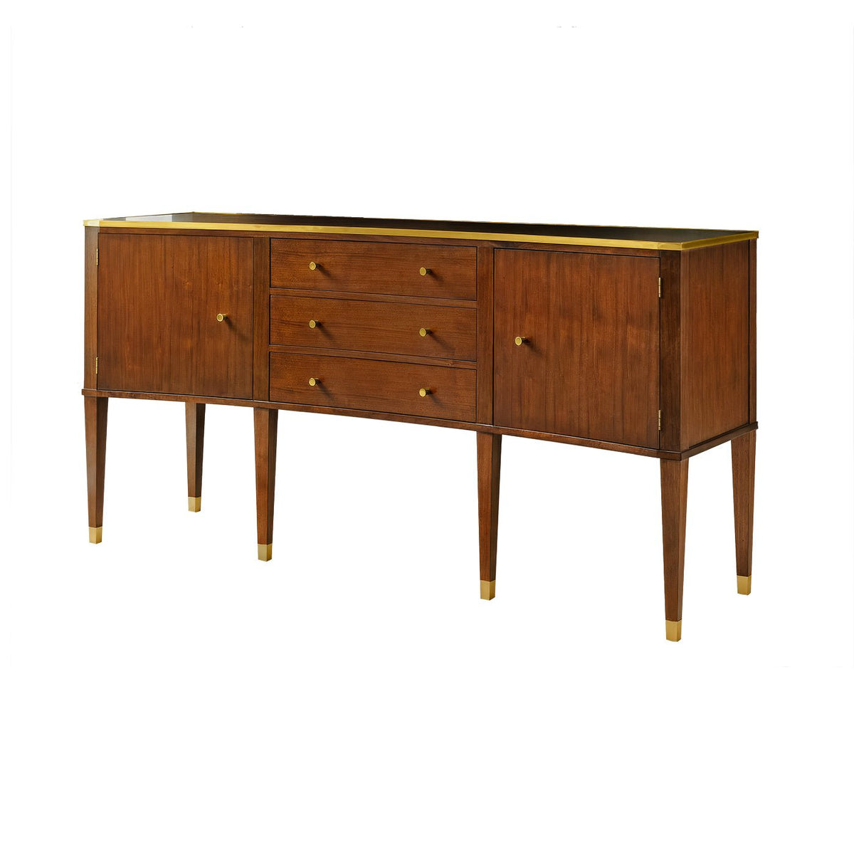 Modern Walnut Sideboard - English Georgian America