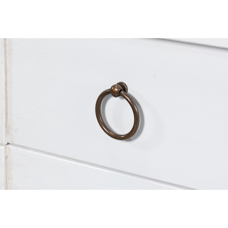 Modern White Painted Credenza - English Georgian America