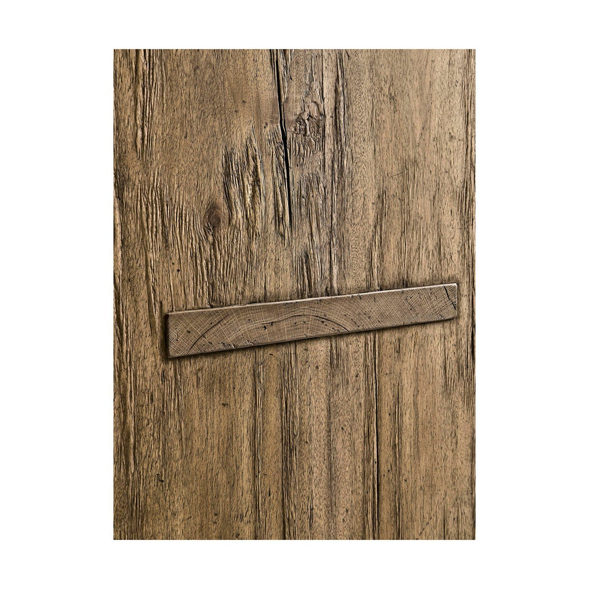 Modern Wood Open Bookcase with Rounded Frame - English Georgian America