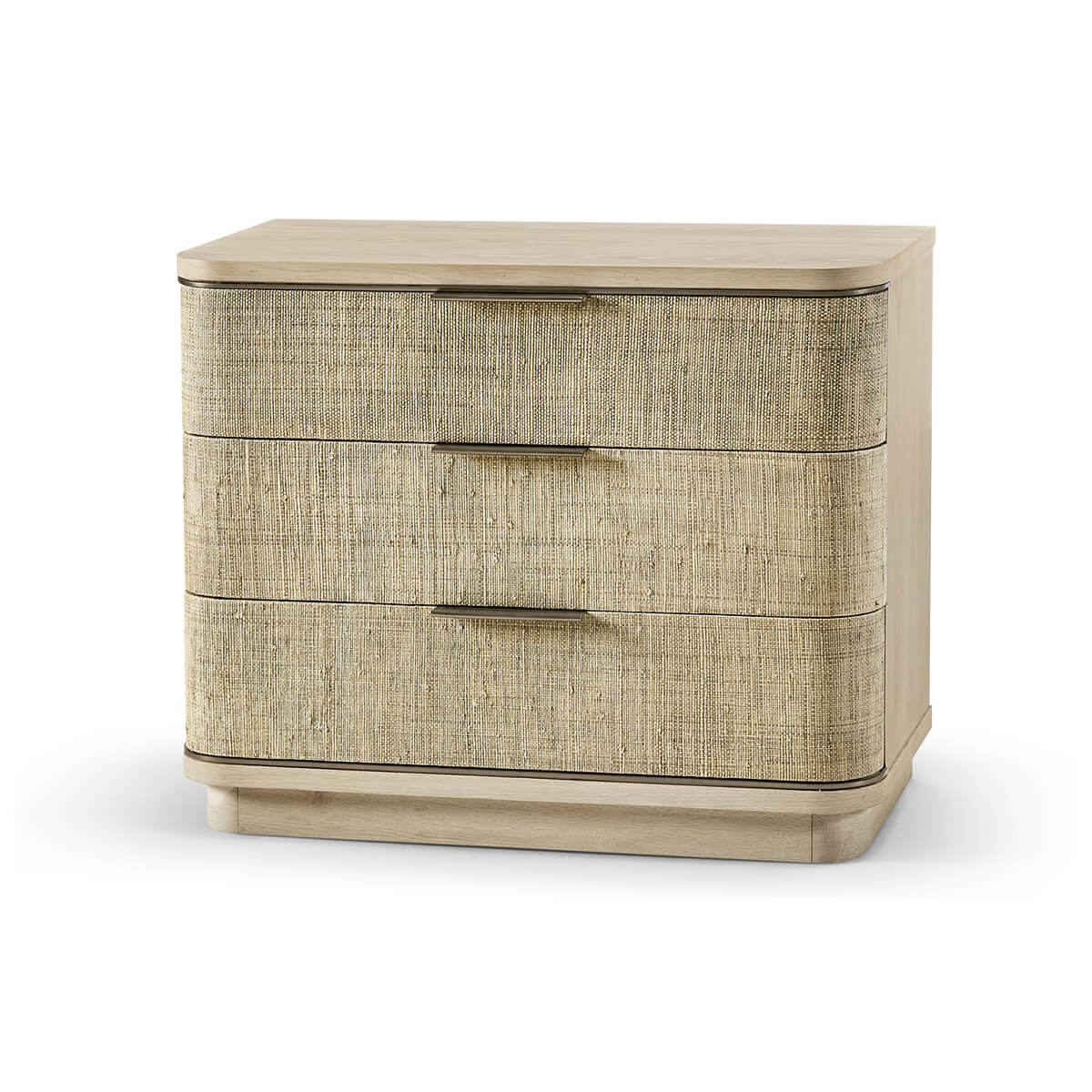 Modern Woven Nightstand - English Georgian America