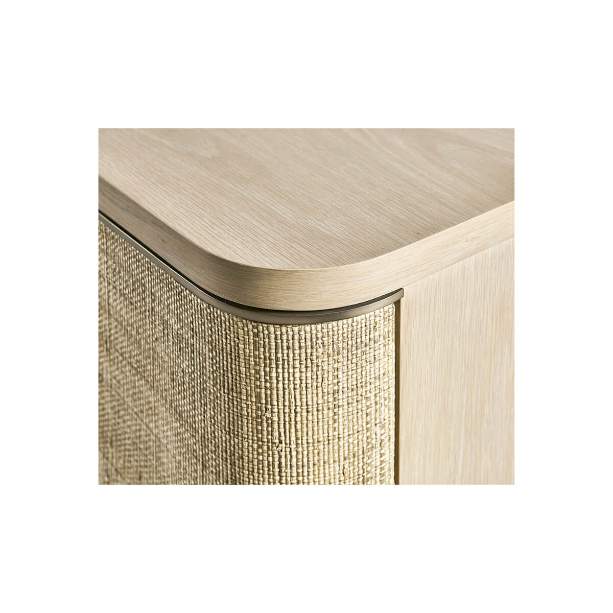 Modern Woven Nightstand - English Georgian America