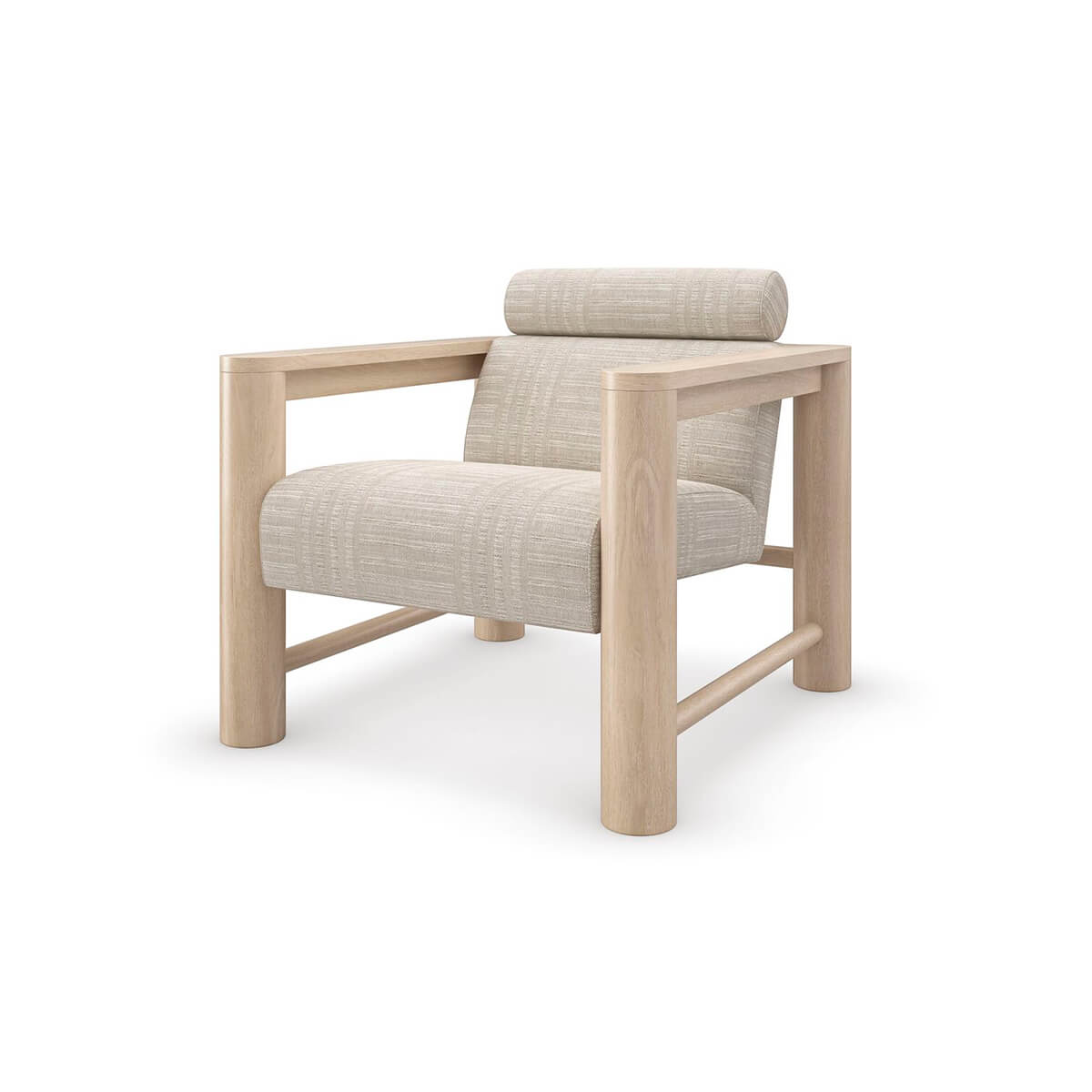 Natural Oak Arm Chair - English Georgian America