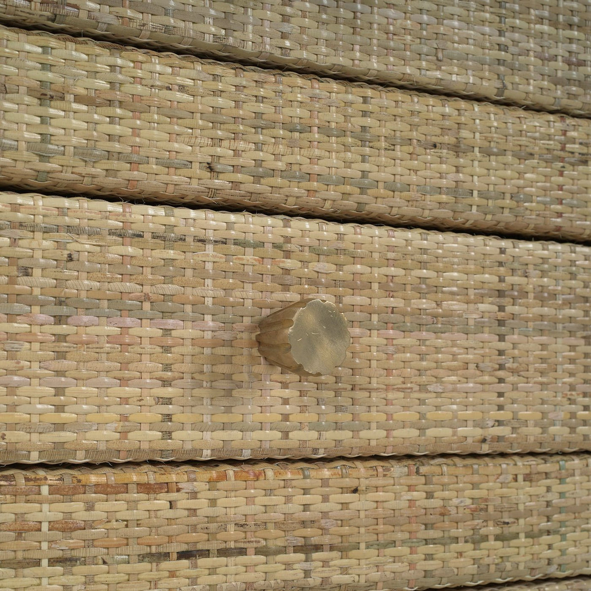 Natural Rattan Bedside Table - English Georgian America