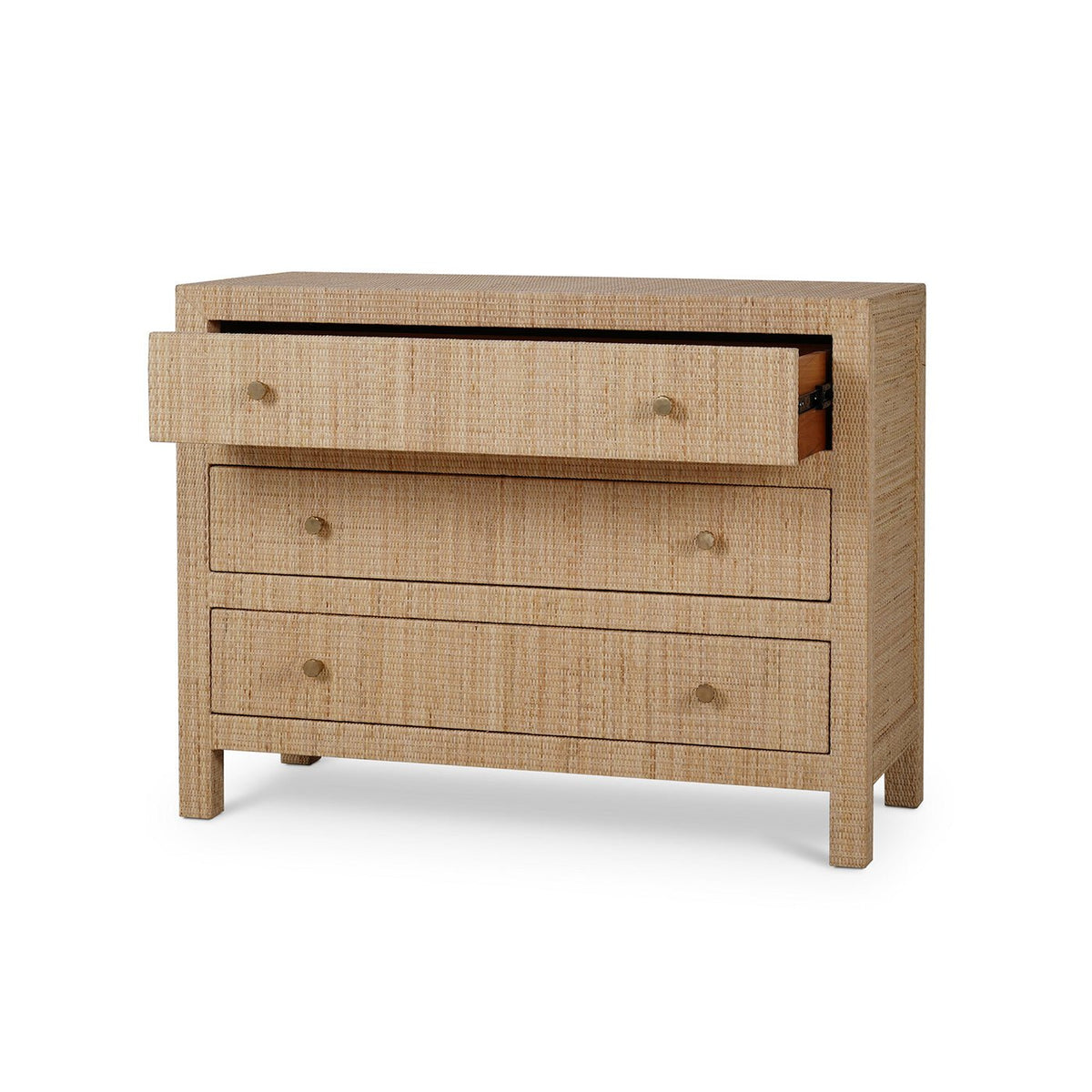 Natural Rattan Chest of Drawers - English Georgian America