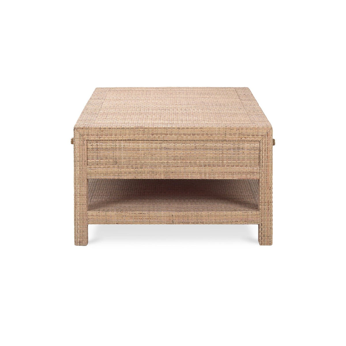 Natural Rattan Coffee Table - English Georgian America