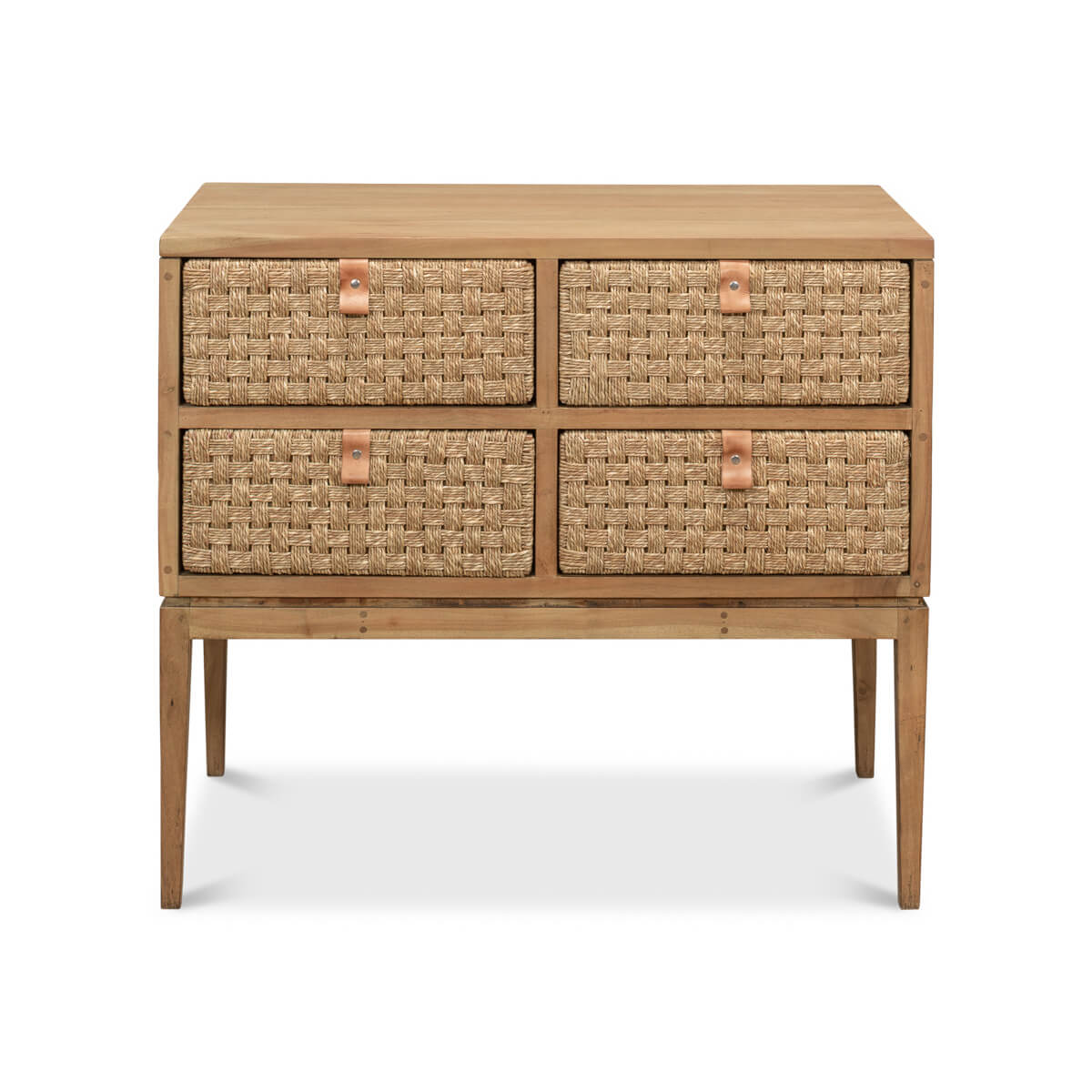 Naturalist Woven Drawer Chest - English Georgian America