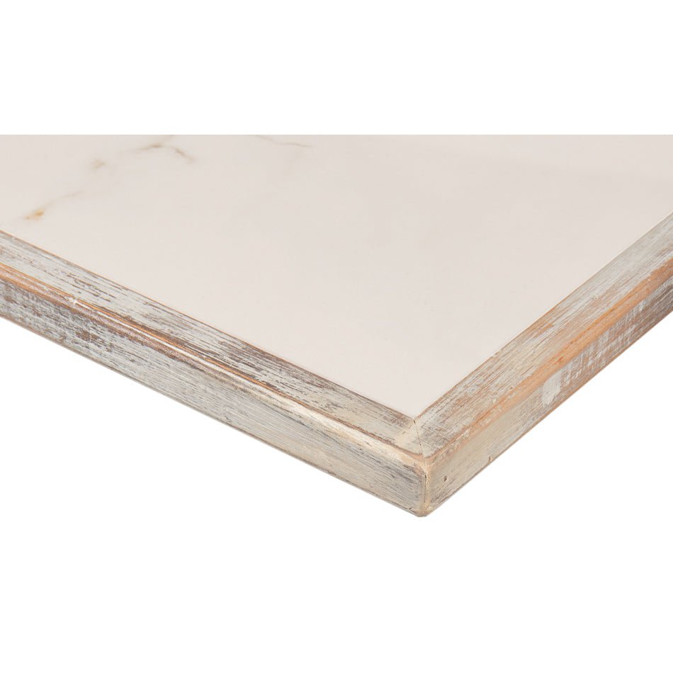 Neo Classic Gray Painted Extension Table - English Georgian America