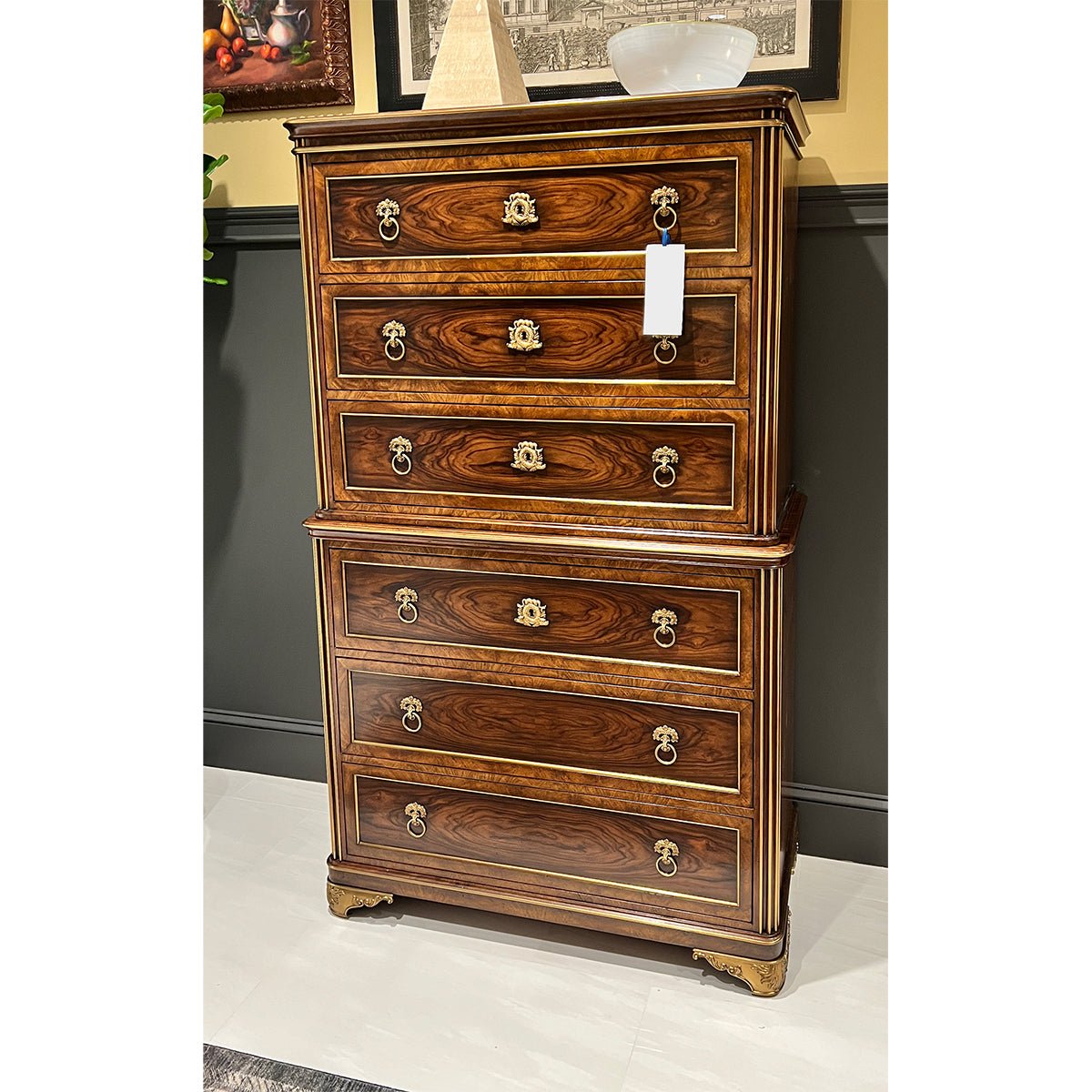 Neo Classic Inspired Chest on Chest - English Georgian America