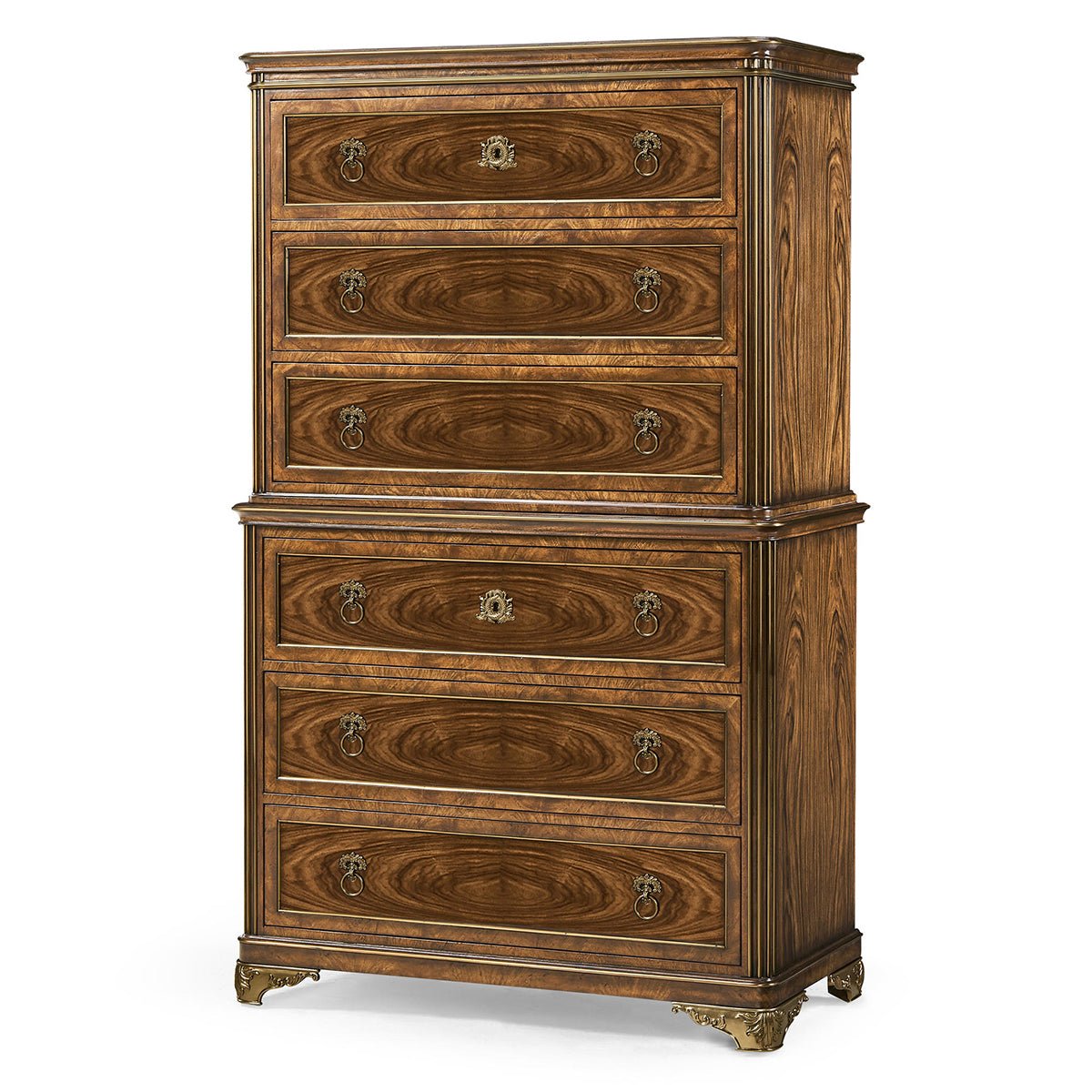 Neo Classic Inspired Chest on Chest - English Georgian America