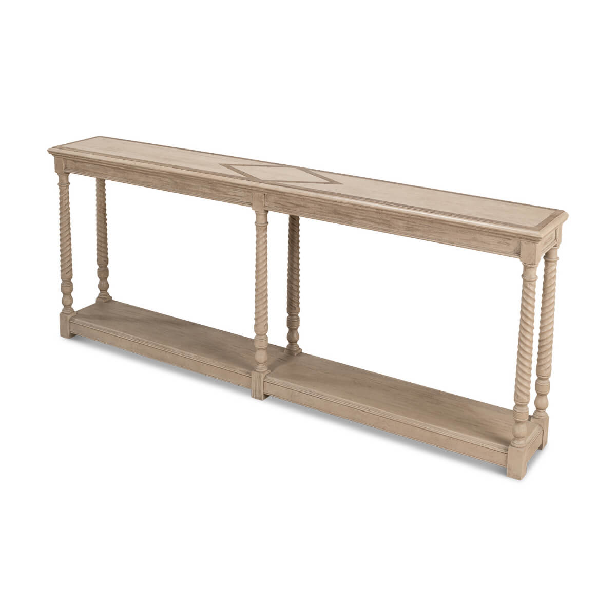 Neo Classic Pine Console Table - English Georgian America