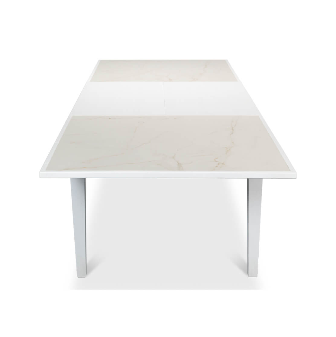 Neo Classic White Painted Extension Table - English Georgian America