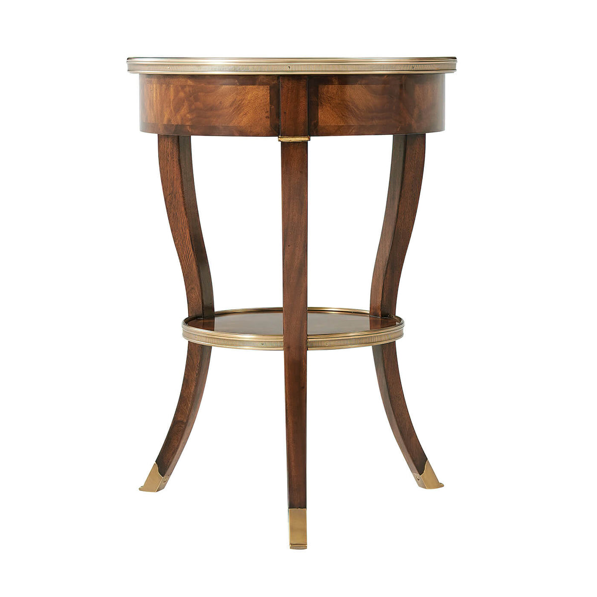 NeoClassic Round End Table - English Georgian America