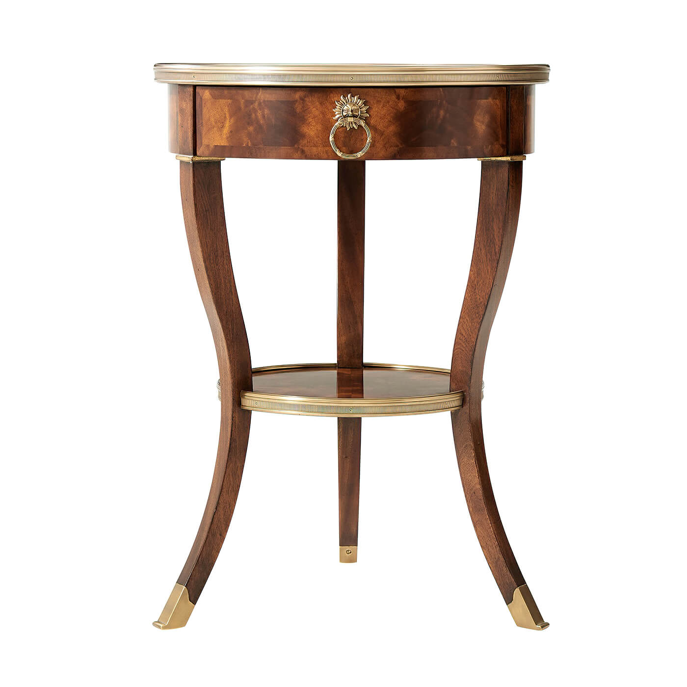 NeoClassic Round End Table - English Georgian America