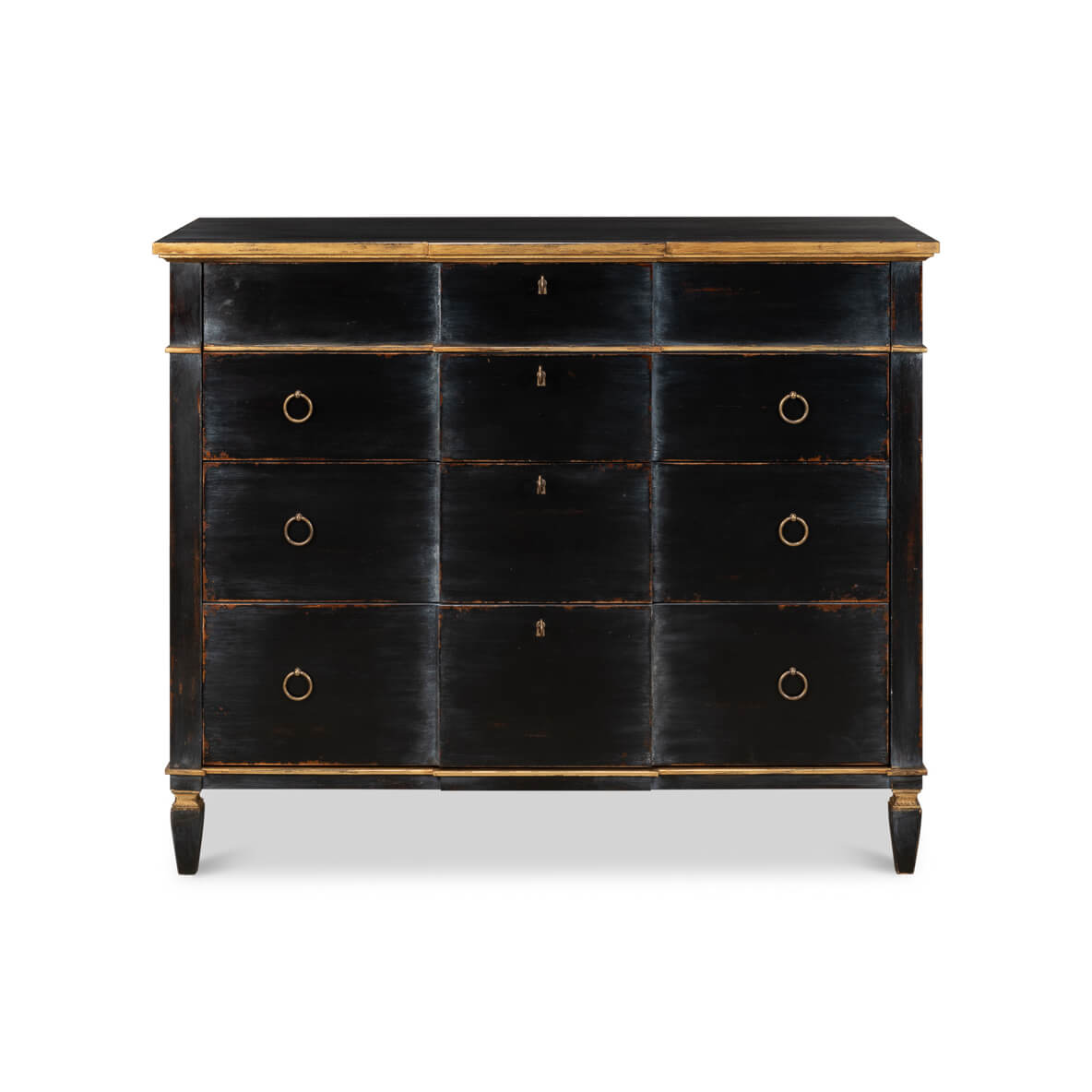 Noir Empire Style Dresser - English Georgian America