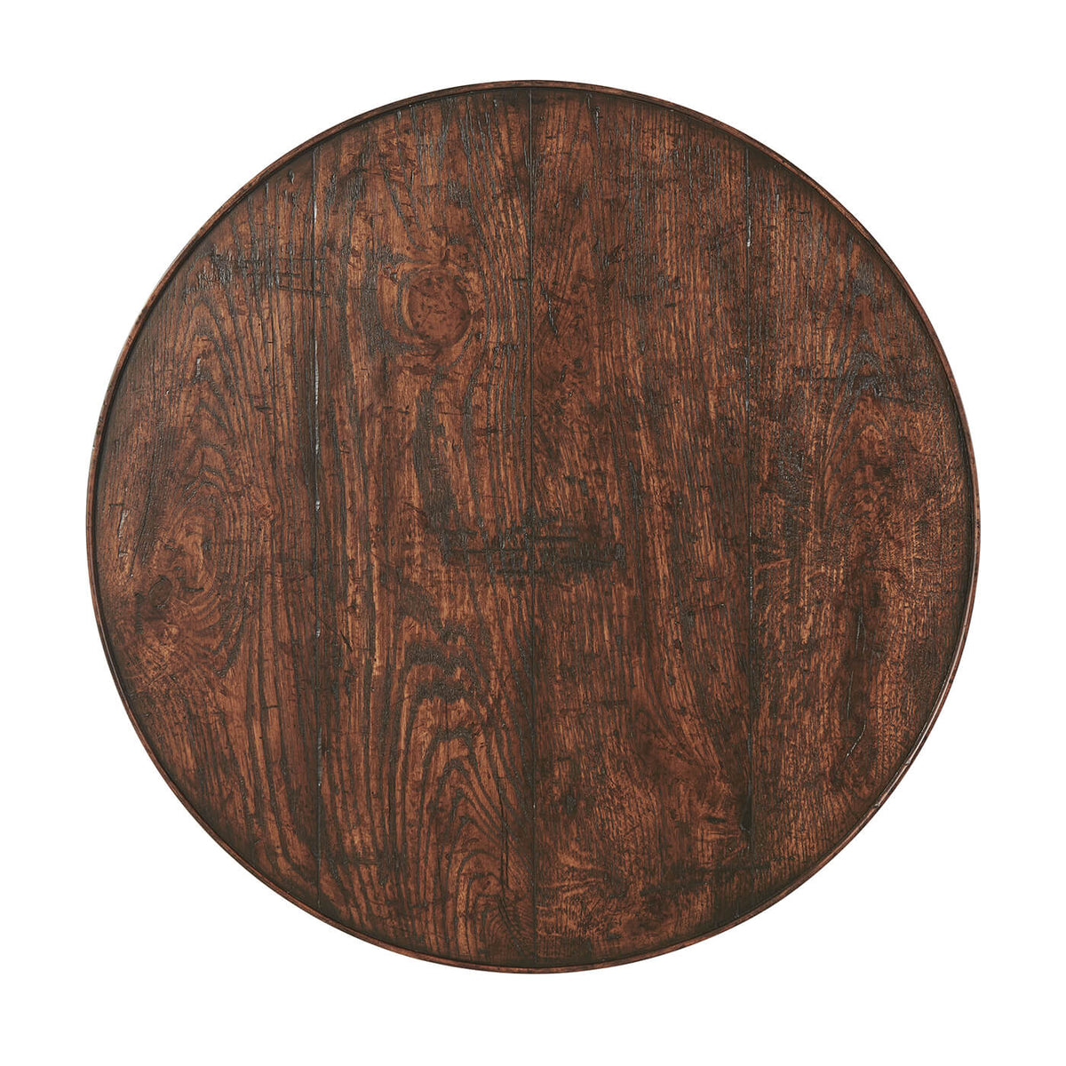 Oak and Mahogany Cricket Table - English Georgian America