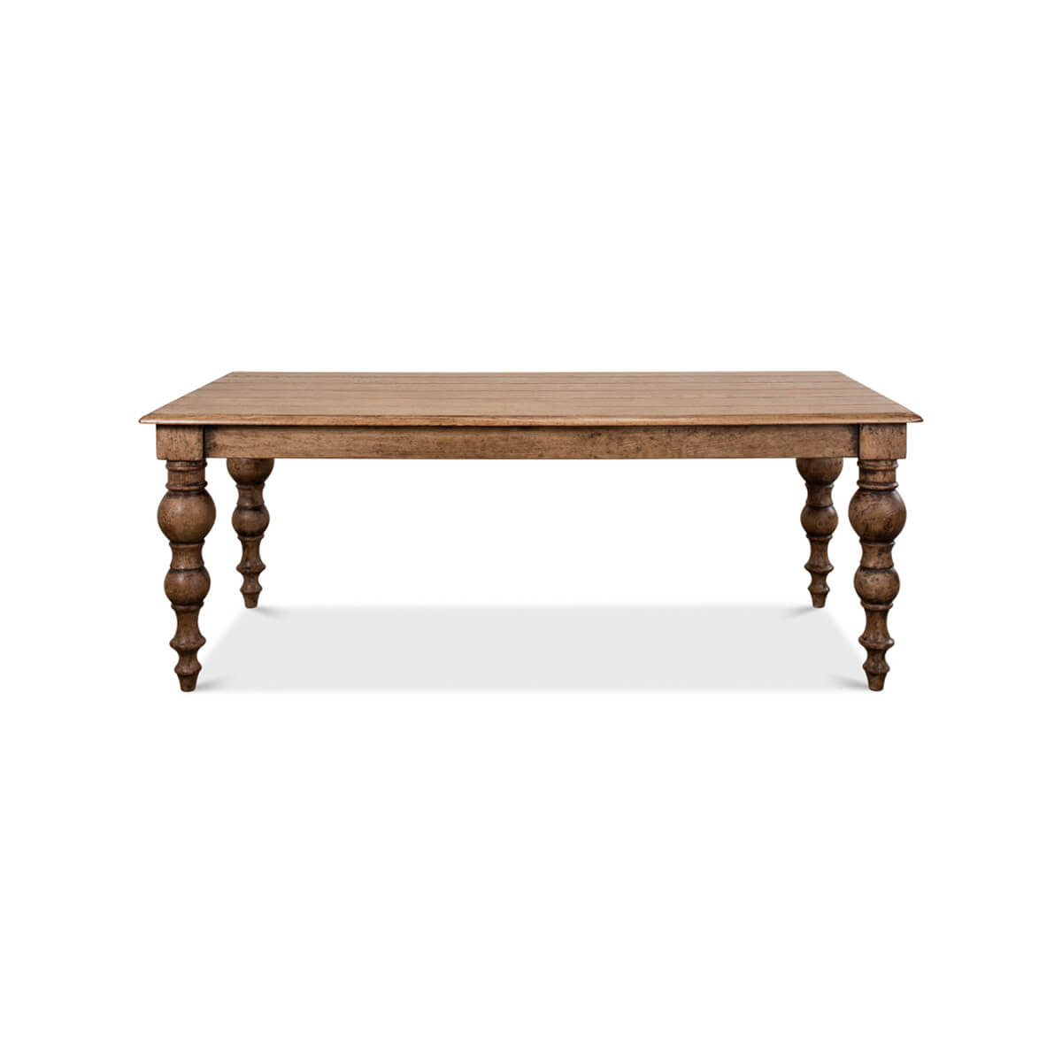 Oak Farmhouse Dining Table - English Georgian America