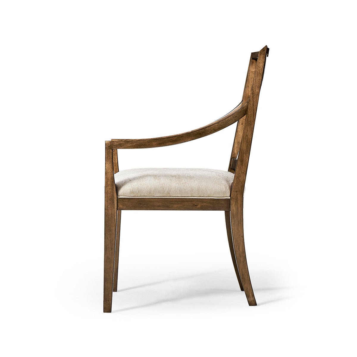 Open Lattice Dining Armchair - English Georgian America