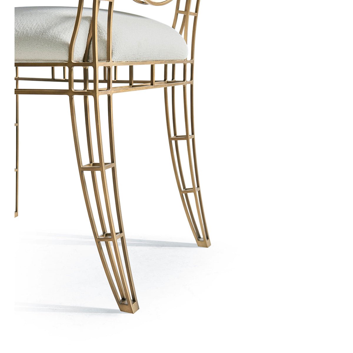 Openwork Steel Dining Chair - English Georgian America