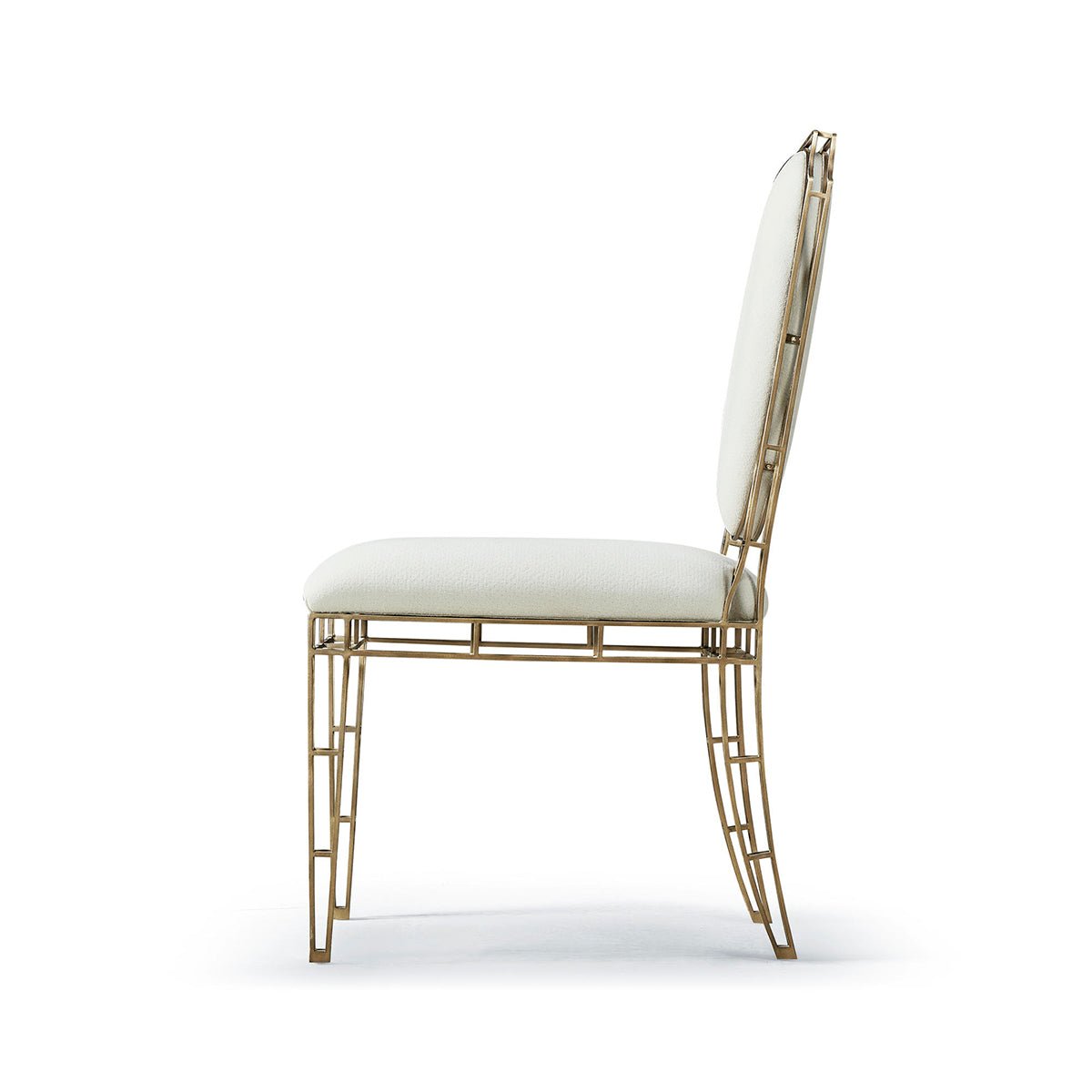 Openwork Steel Dining Chair - English Georgian America