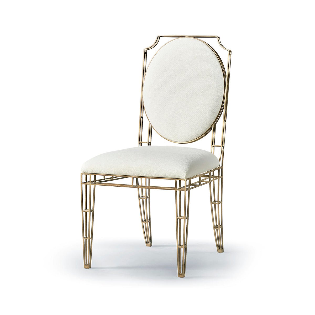 Openwork Steel Dining Chair - English Georgian America