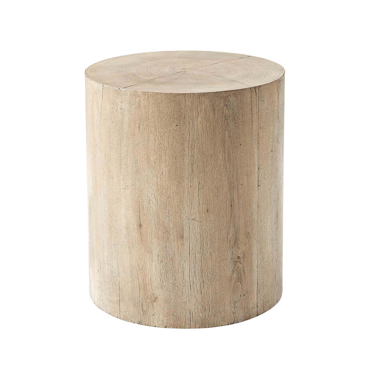 Organic Aged Oak Accent Table - English Georgian America