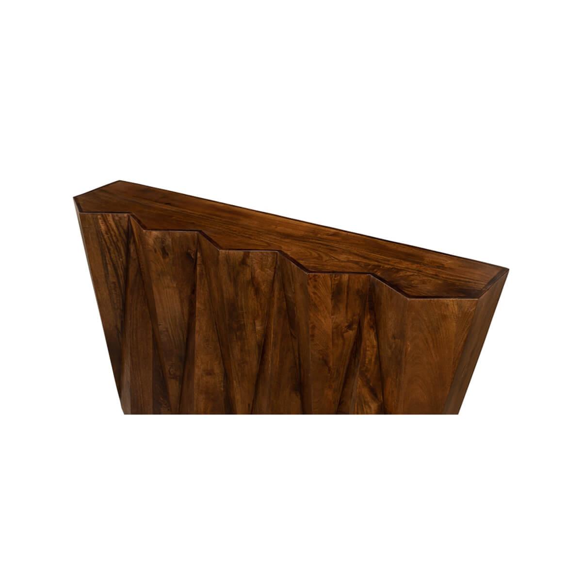 Organic Geometric Console Table - English Georgian America