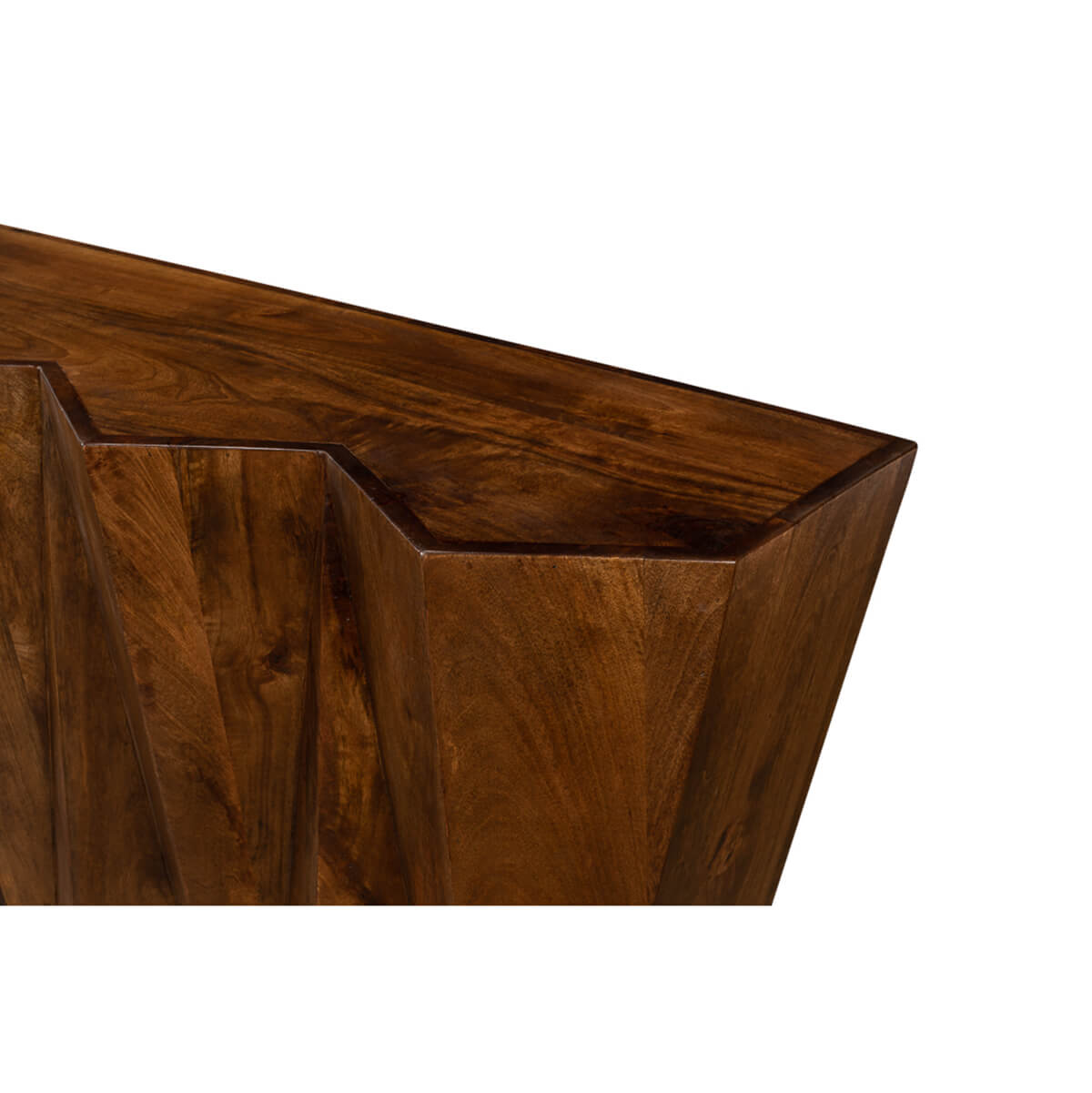 Organic Geometric Console Table - English Georgian America