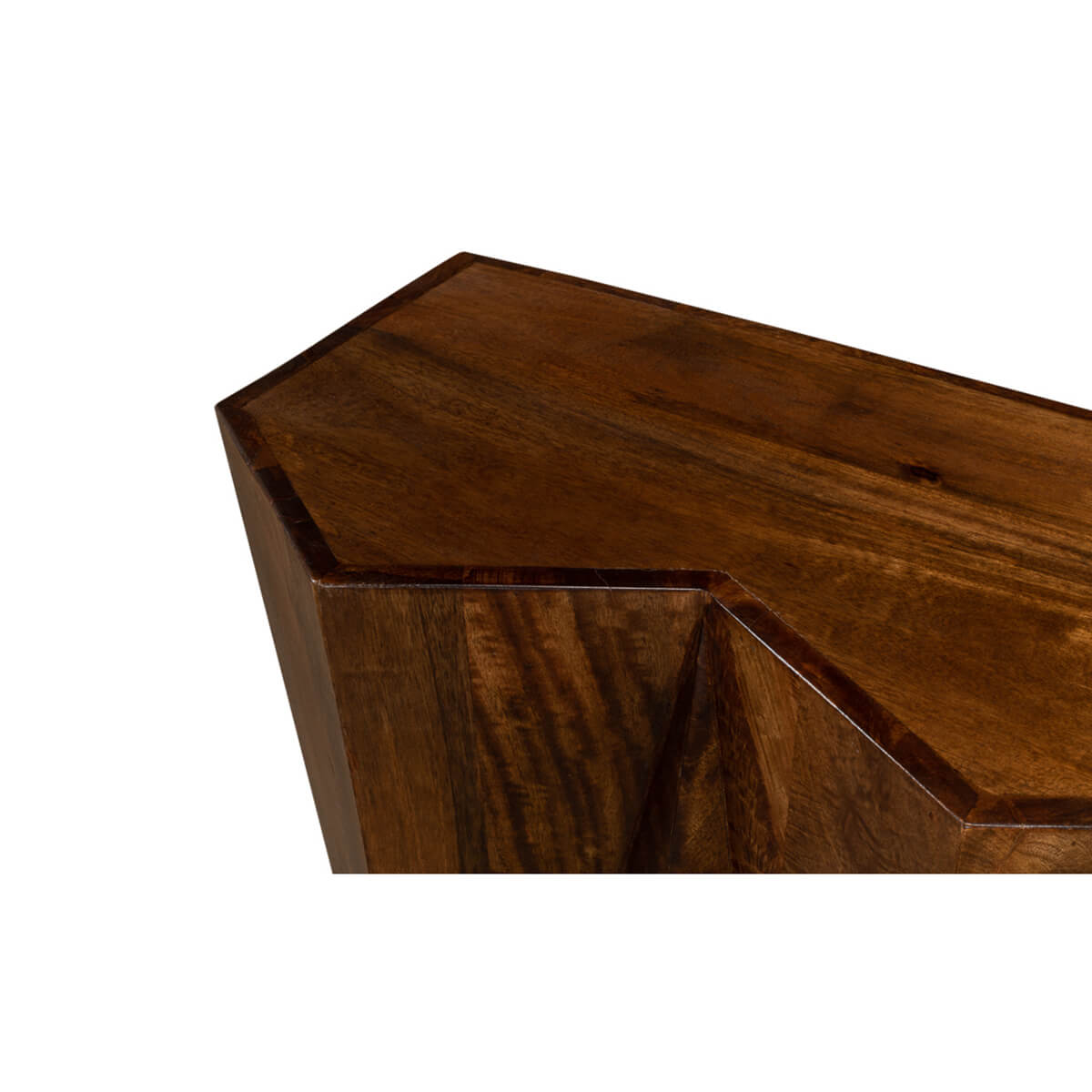 Organic Geometric Console Table - English Georgian America