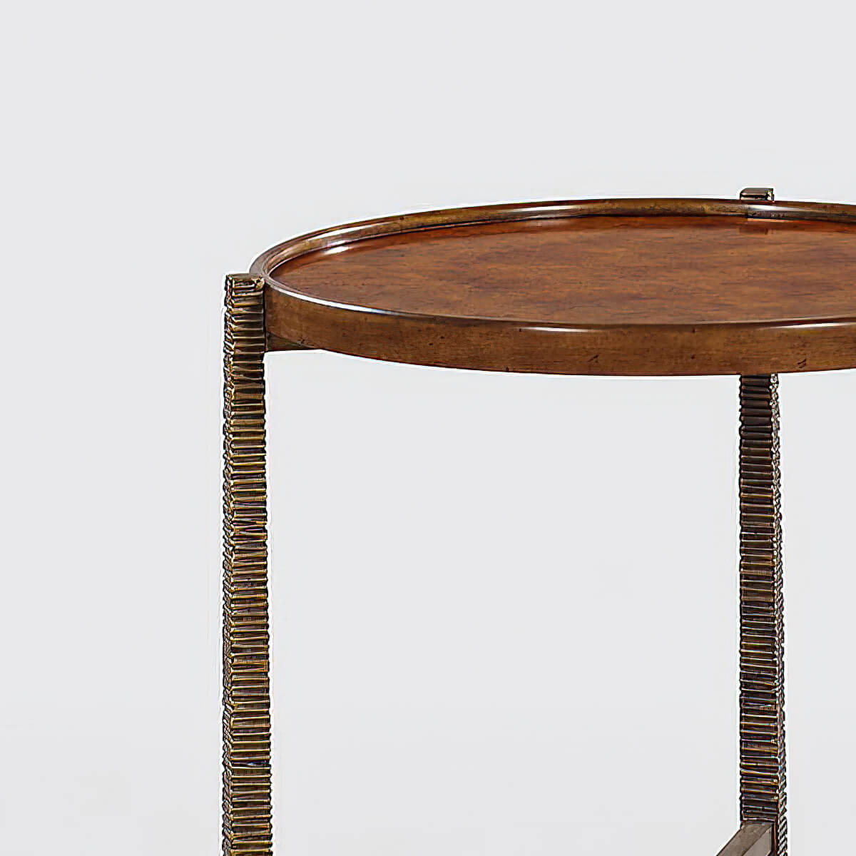 Organic Modern Burl Top Table - English Georgian America