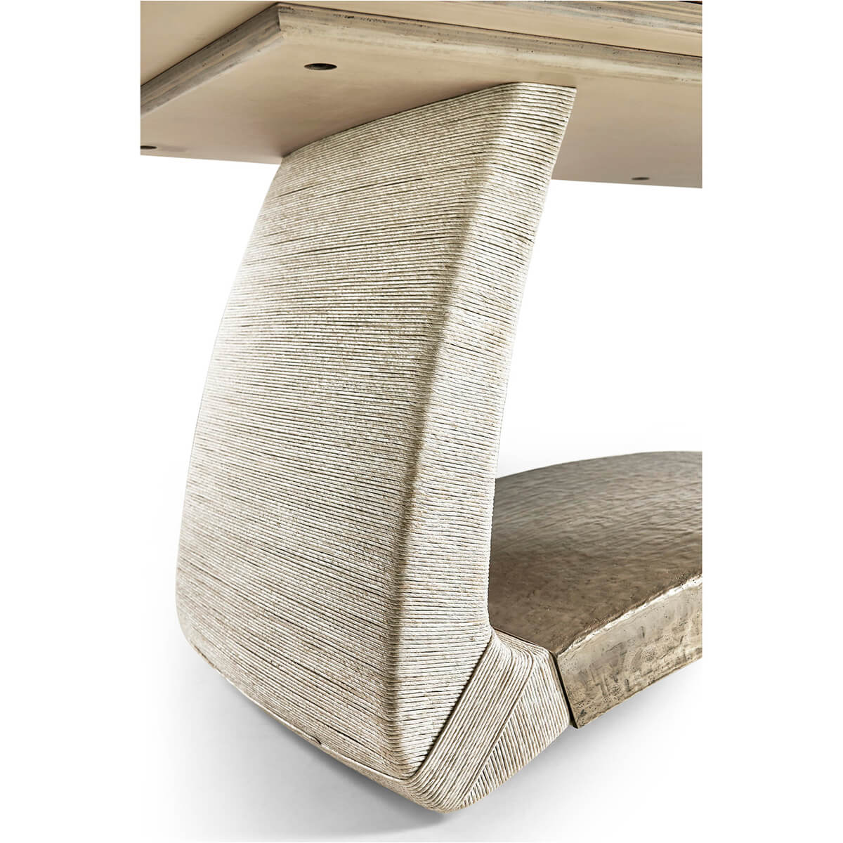 Organic Modern Danish Cord Dining Table - English Georgian America