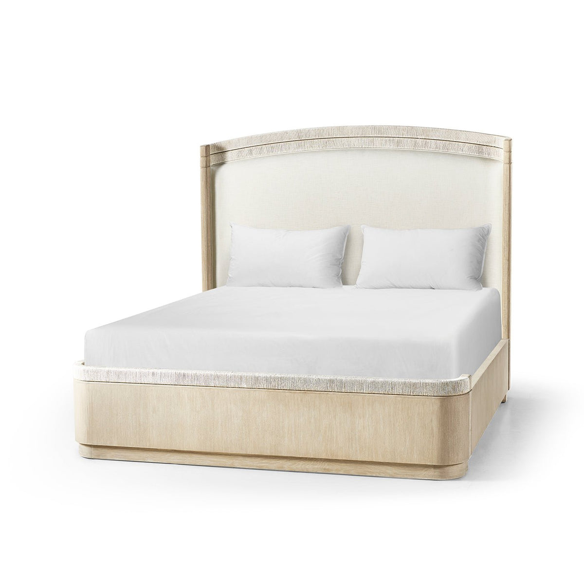 Organic Modern Danish Cord King Bed - English Georgian America