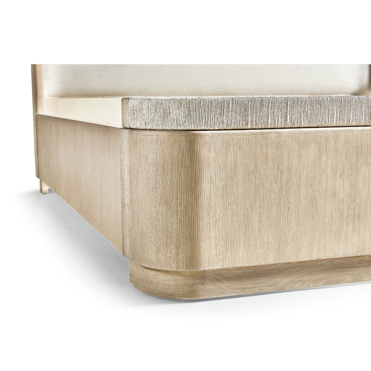 Organic Modern Danish Cord King Bed - English Georgian America