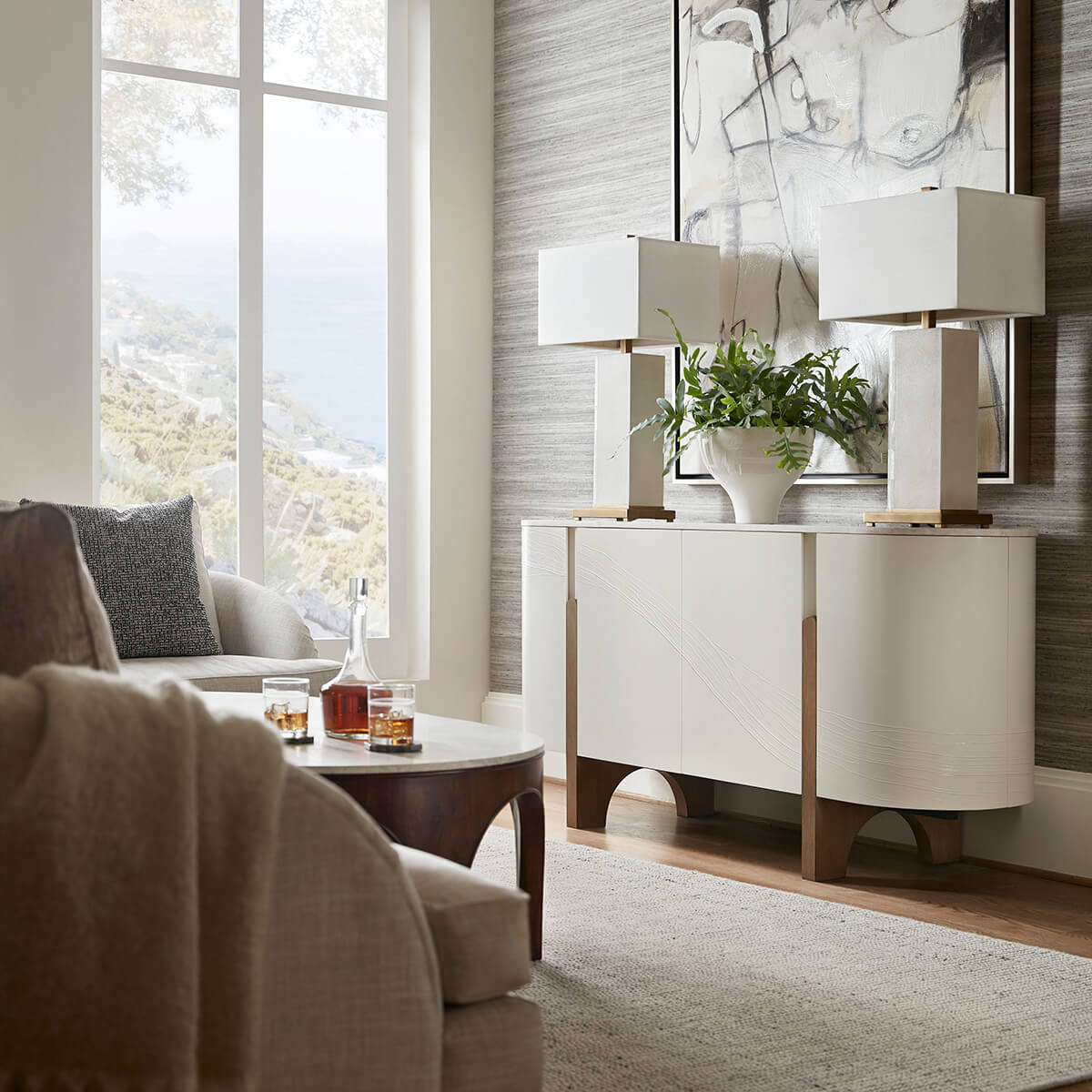 Organic Modern Media Cabinet - English Georgian America